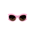 Balenciaga Round Sunglasses — Pink