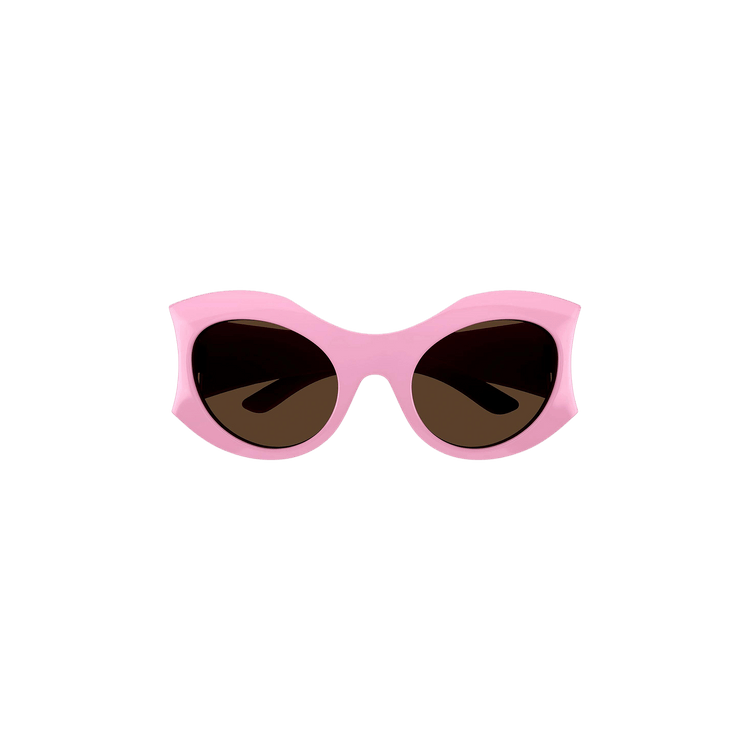 Balenciaga Round Sunglasses — Pink
