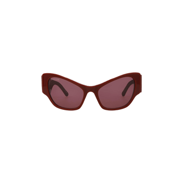 Balenciaga Cat Eye Sunglasses — Red