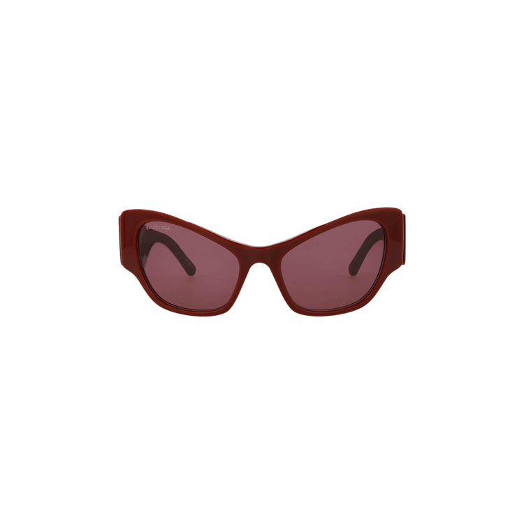 Balenciaga Cat Eye Sunglasses — Red