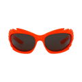 Balenciaga Wrap Around Sunglasses — Orange