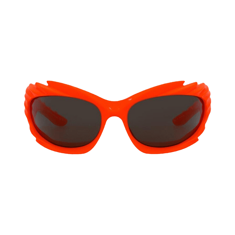 Balenciaga Wrap Around Sunglasses — Orange