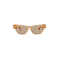 Bottega Veneta Square Sunglasses — Orange