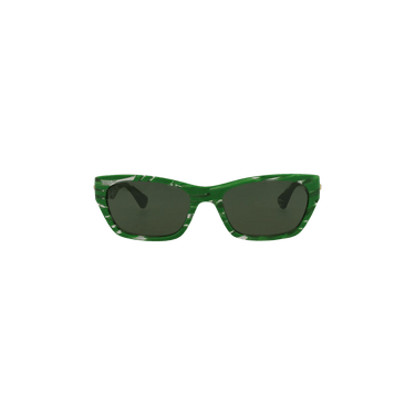 Bottega Veneta Square Sunglasses — Green