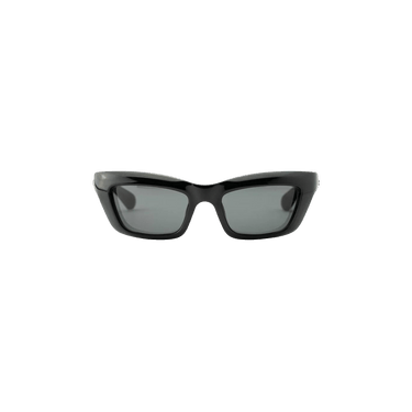 Bottega Veneta Square Sunglasses — Black