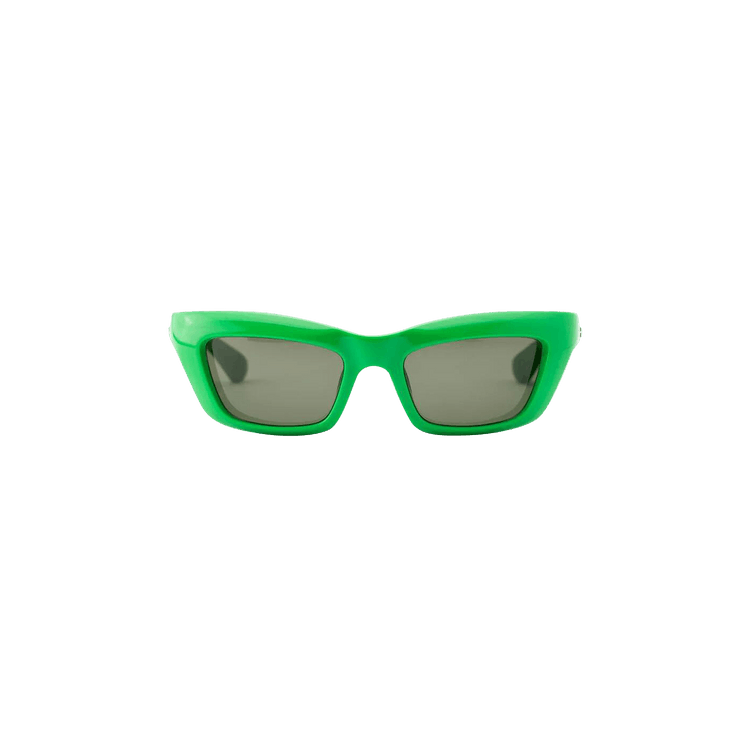Bottega Veneta Square Sunglasses — Green