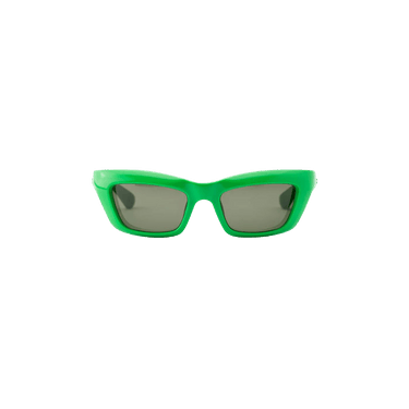Bottega Veneta Square Sunglasses — Green