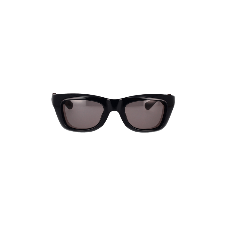Bottega Veneta Square Sunglasses — Black