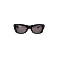 Bottega Veneta Square Sunglasses — Black