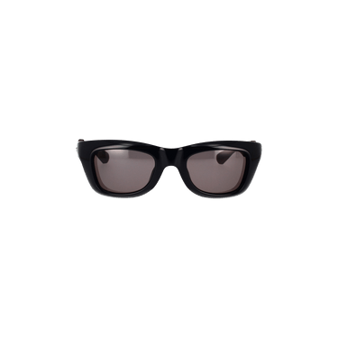 Bottega Veneta Square Sunglasses — Black