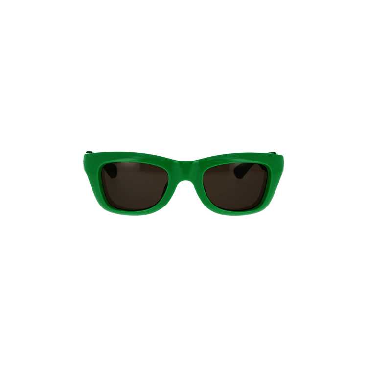 Bottega Veneta Square Sunglasses — Green