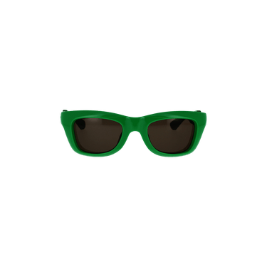 Bottega Veneta Square Sunglasses — Green
