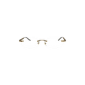 Gucci Oval Sunglasses — Gold