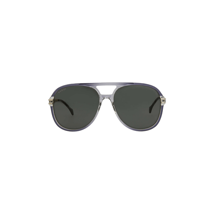 Gucci Aviator Sunglasses — Grey