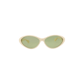 Gucci Wrap Around Sunglasses — Cream