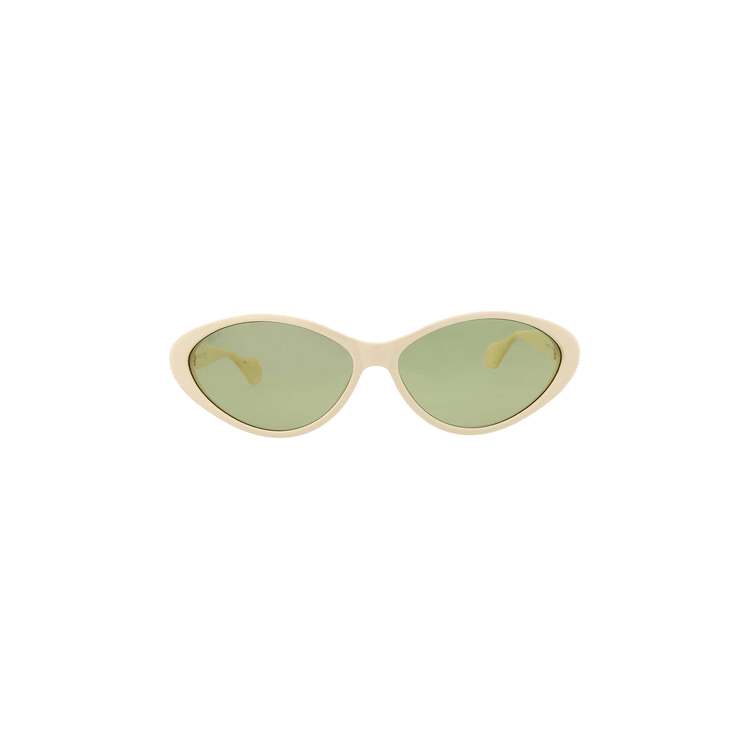Gucci Wrap Around Sunglasses — Cream