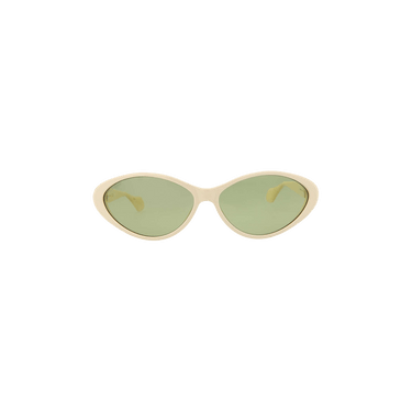 Gucci Wrap Around Sunglasses — Cream
