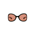 Gucci Wrap Around Sunglasses — Black