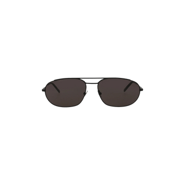 Saint Laurent Oval Sunglasses — Black