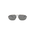 Saint Laurent Oval Sunglasses — Black