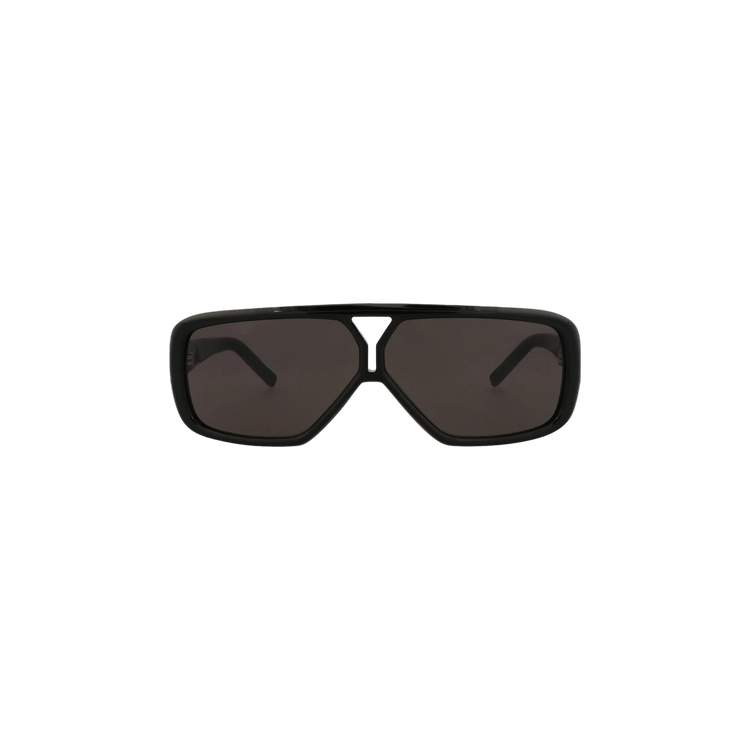 Saint Laurent Rectangular Sunglasses — Black