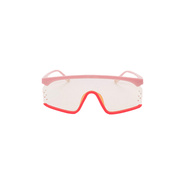Kenzo Mirror Mask Sunglasses — Pink