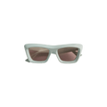 Bottega Veneta Cat Eye Sunglasses — Green