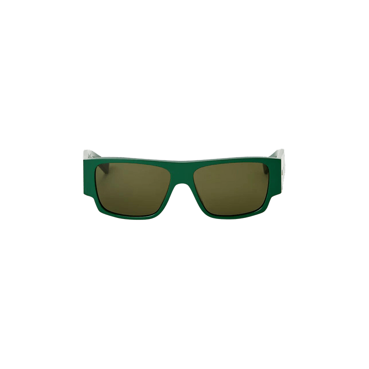 Bottega Veneta Square Sunglasses — Green