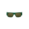 Bottega Veneta Square Sunglasses — Green