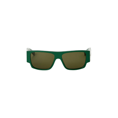 Bottega Veneta Square Sunglasses — Green