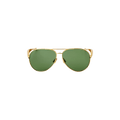 Bottega Veneta Sardine Aviator Sunglasses — Green