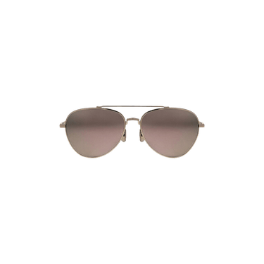 Givenchy Metal Aviator Sunglasses — Grey