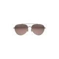 Givenchy Metal Aviator Sunglasses — Grey