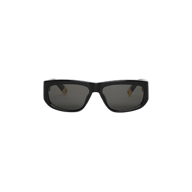 Jacquemus x Linda Farrow Pilota D-Frame Sunglasses — Black