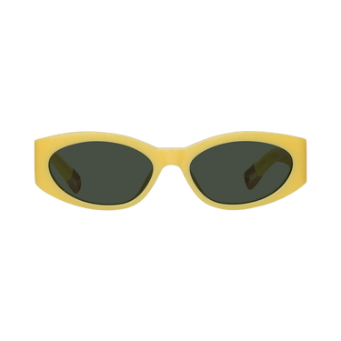 Jacquemus x Linda Farrow Ovalo Sunglasses — Green