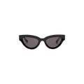 Bottega Veneta Cat Eye Sunglasses — Black