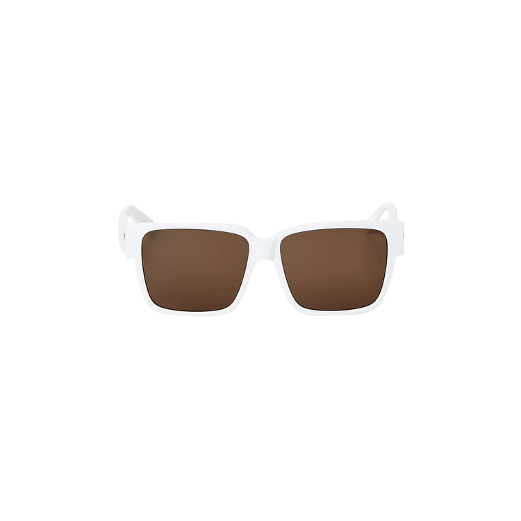 Bottega Veneta Square Sunglasses — White