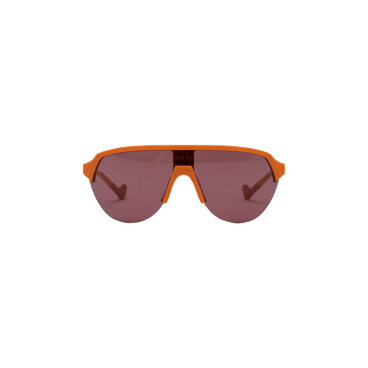 District Vision Nagata Speed Blade Sunglasses — Orange