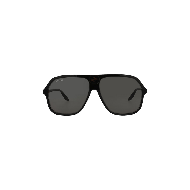 Gucci Aviator Sunglasses — Black