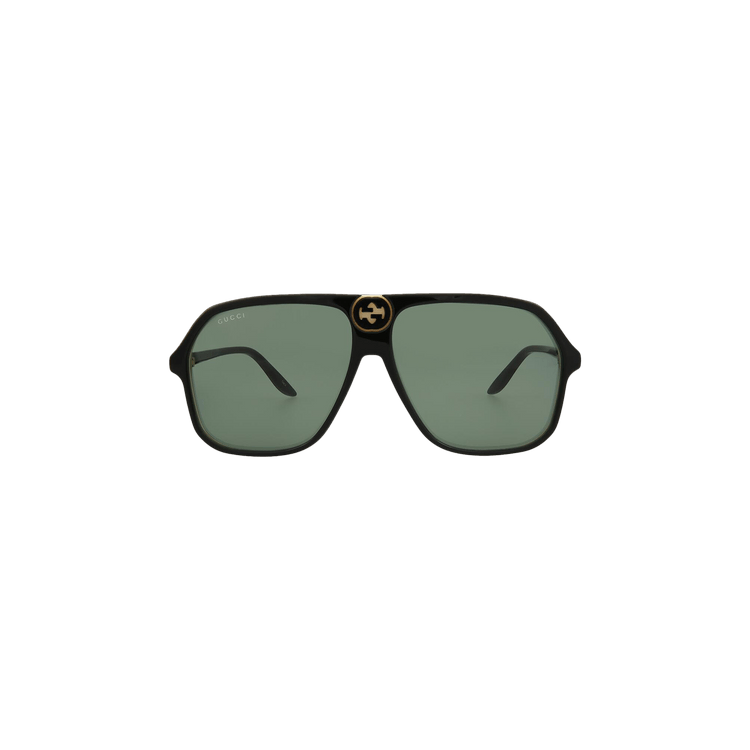 Gucci Aviator Sunglasses — Black