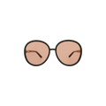 Gucci Round Sunglasses — Black