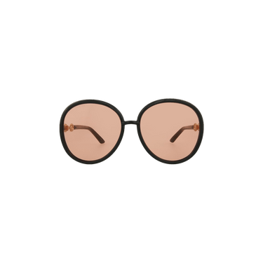 Gucci Round Sunglasses — Black