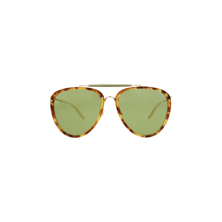 Gucci Aviator Sunglasses — Brown