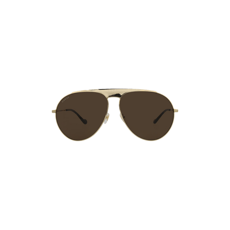 Gucci Aviator Sunglasses — Gold