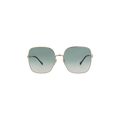Gucci Square Sunglasses — Gold