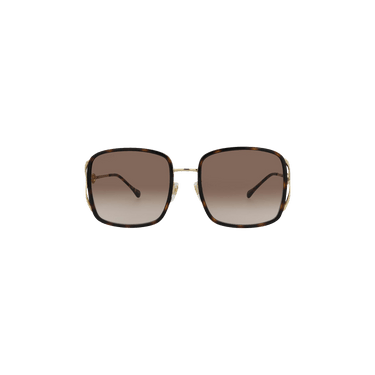 Gucci Square Sunglasses — Brown