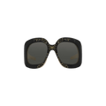 Gucci Wrap Around Sunglasses — Black