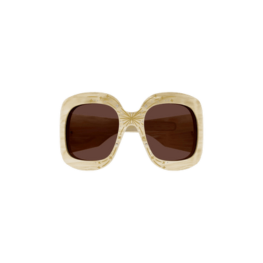 Gucci Wrap Around Sunglasses — Tan