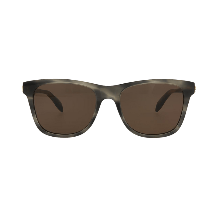 Alexander McQueen Square Sunglasses — Grey