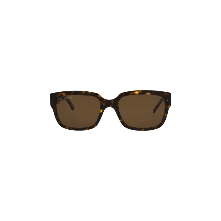 Balenciaga Square Sunglasses — Brown